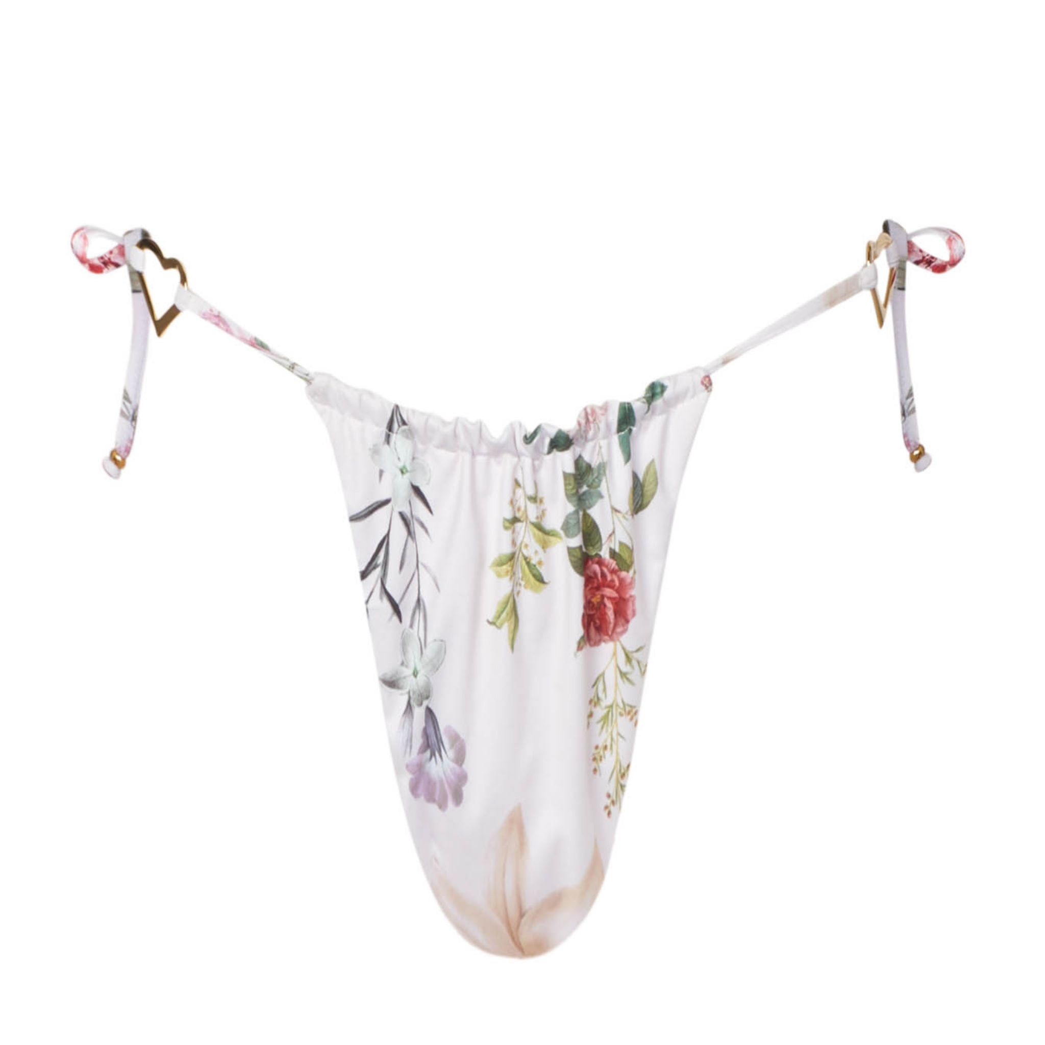Juliet White Floral Bikini Bottom - SOAH