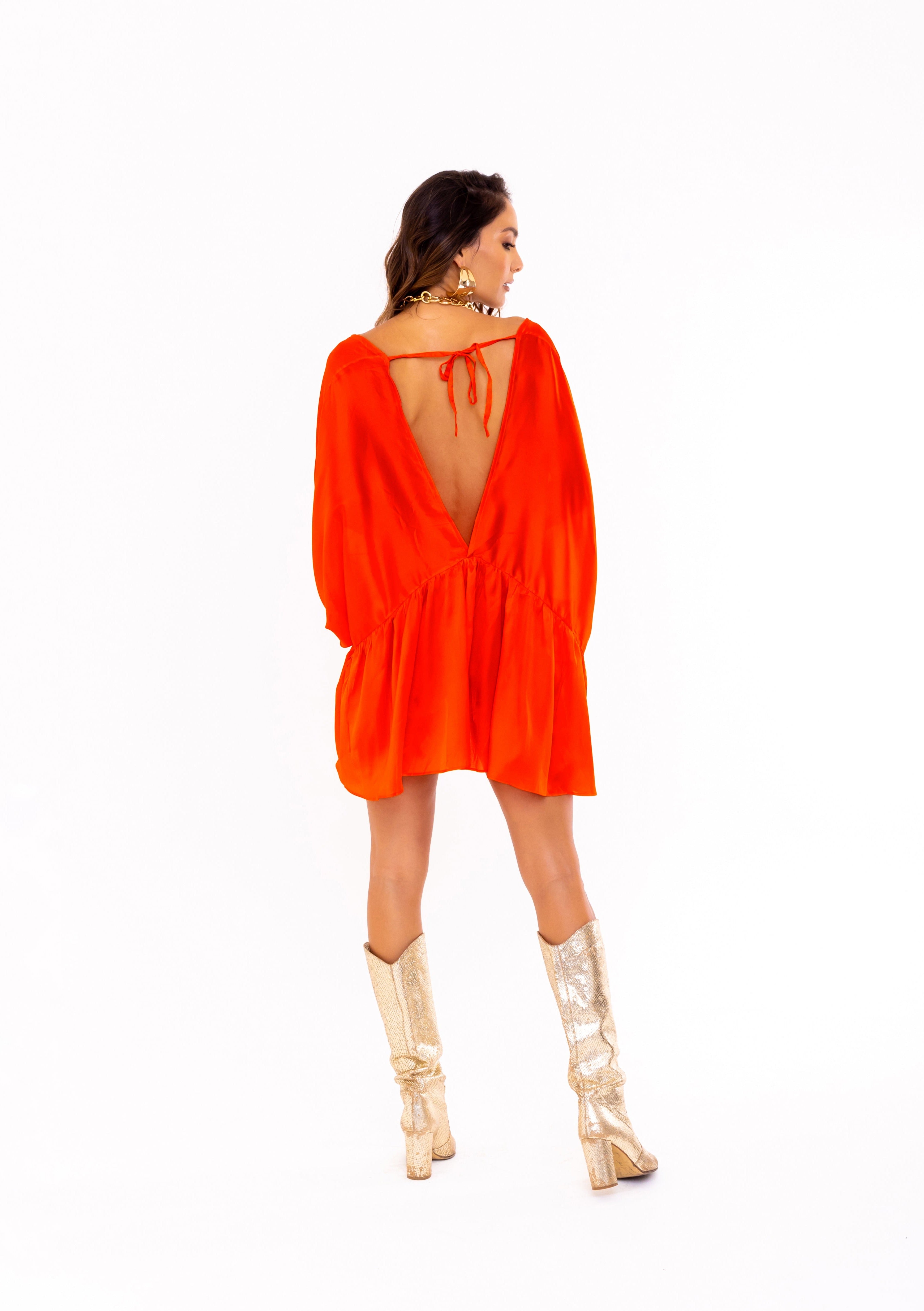 Coral Coral Oversized Tunic - SOAH