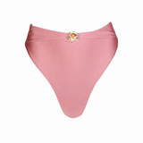 Dusk Rose Riley High Waisted Bikini Bottom