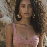 Dusk Rose Stella Bustier Bikini Top