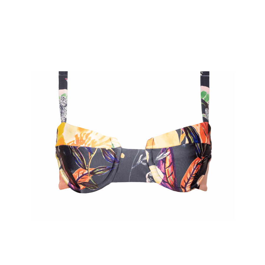 Anita Bustier Yellow Floral Bikini Top - SOAH