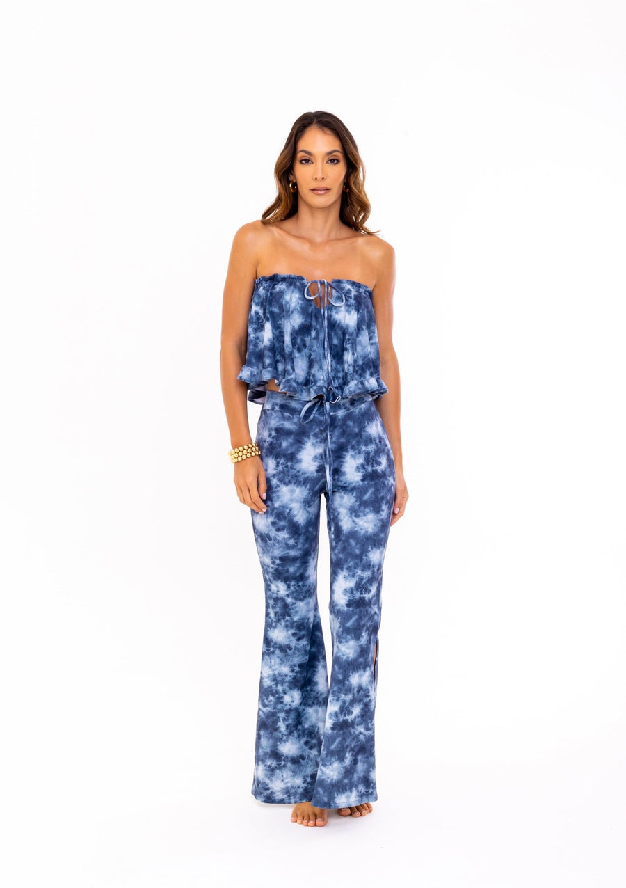 Bardot Grey Tie Dye Lounge Pants - SOAH