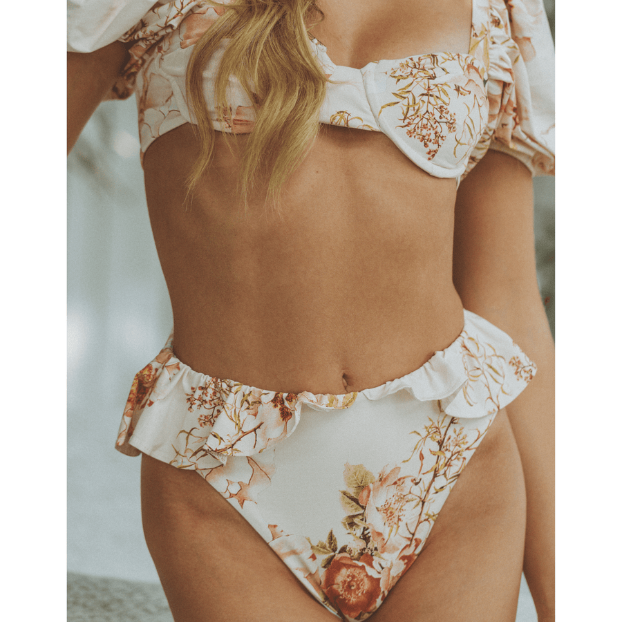 Bella Floral Highwaisted Bottom - SOAH