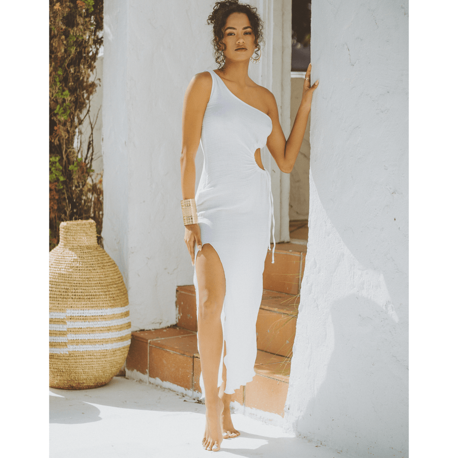 Dhalia White Dress - SOAH