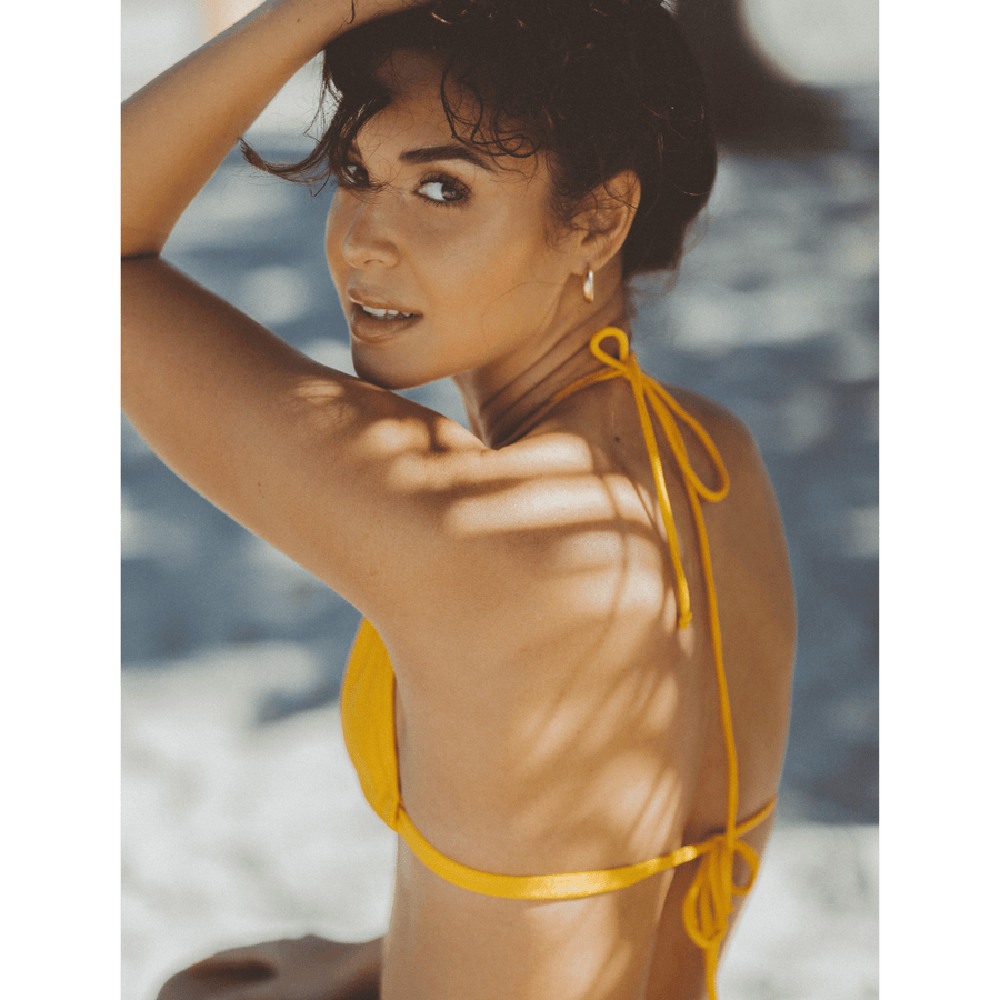 Elie Yellow Bikini Top - SOAH