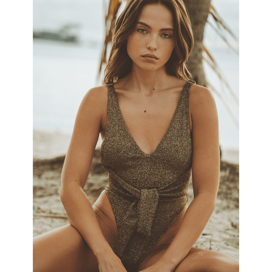 Harmony Gold Metallic One Piece - SOAH