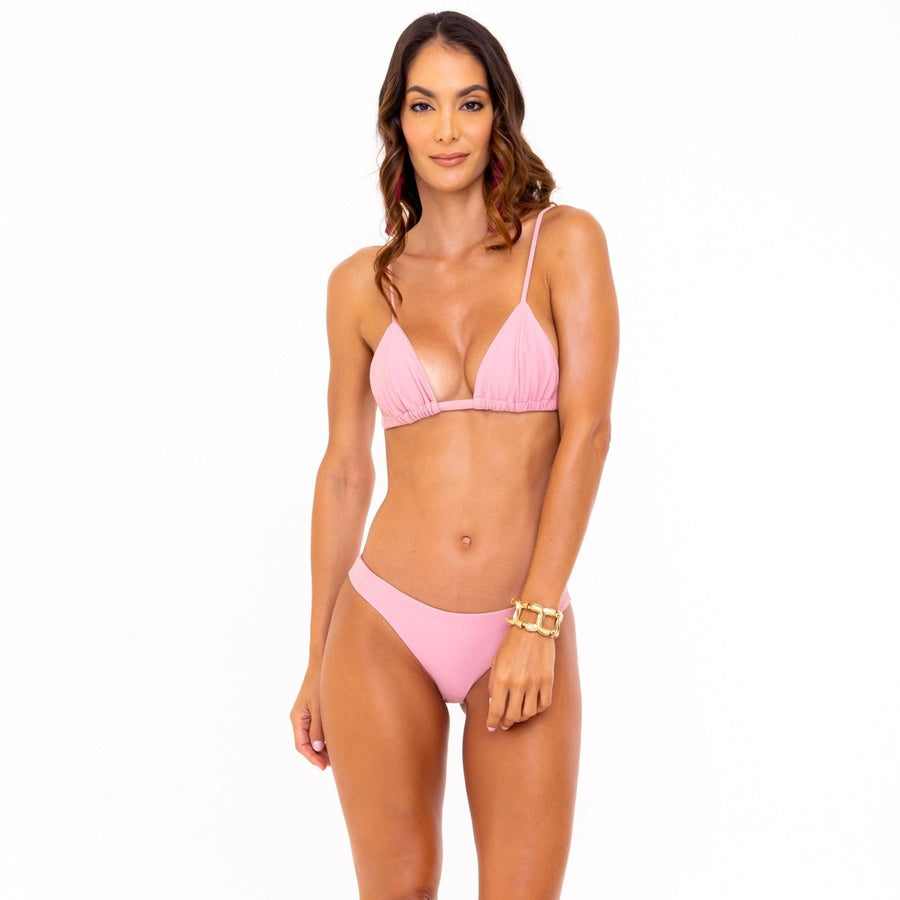 Holly Pink Triangle Bikini Top - SOAH