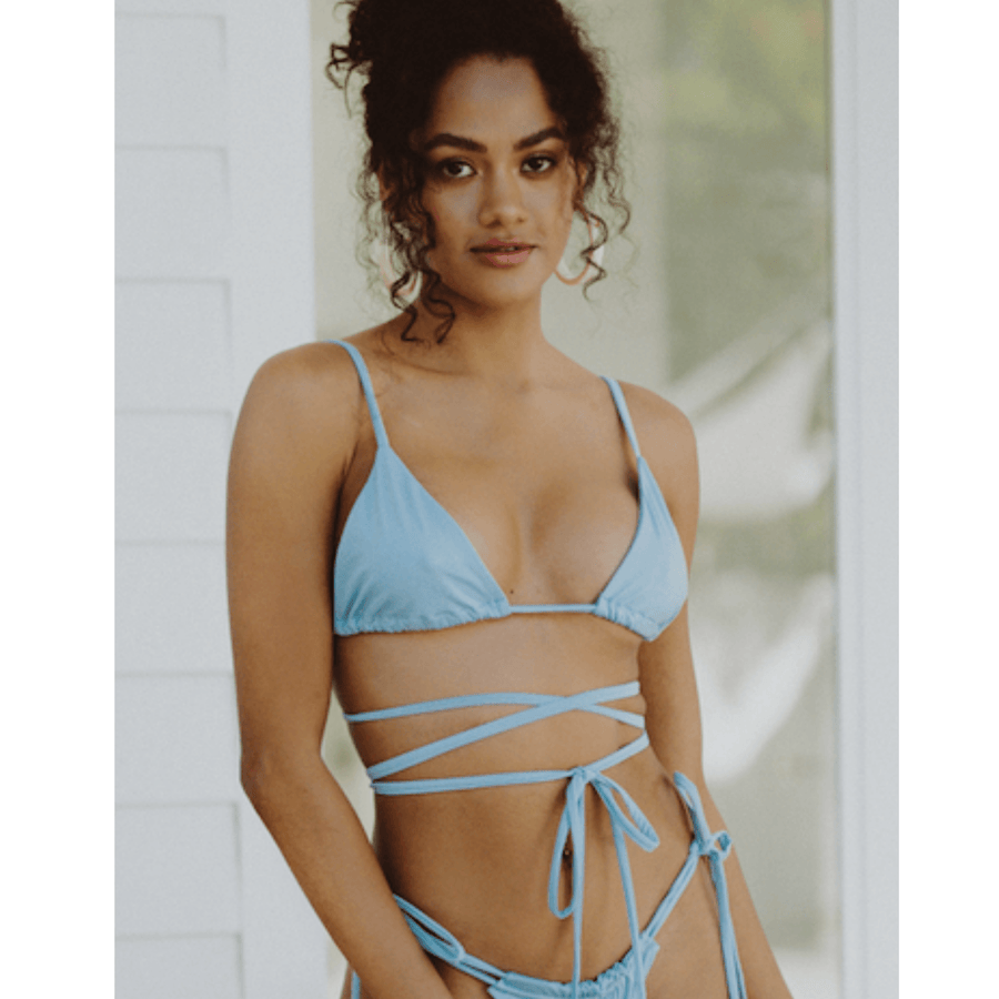 Indigo Mint Triangle Top - SOAH