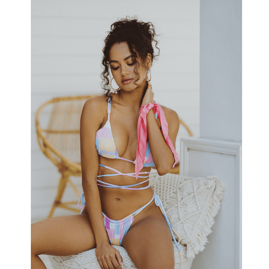 Indigo Retro Bikini Bottom