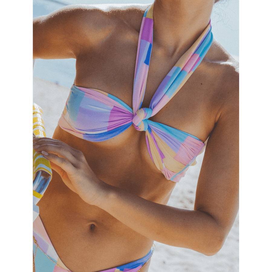 Julie Retro Multi Strapless Top - SOAH