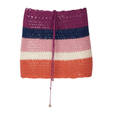 Kaia Sunset Crochet Mini Skirt - SOAH