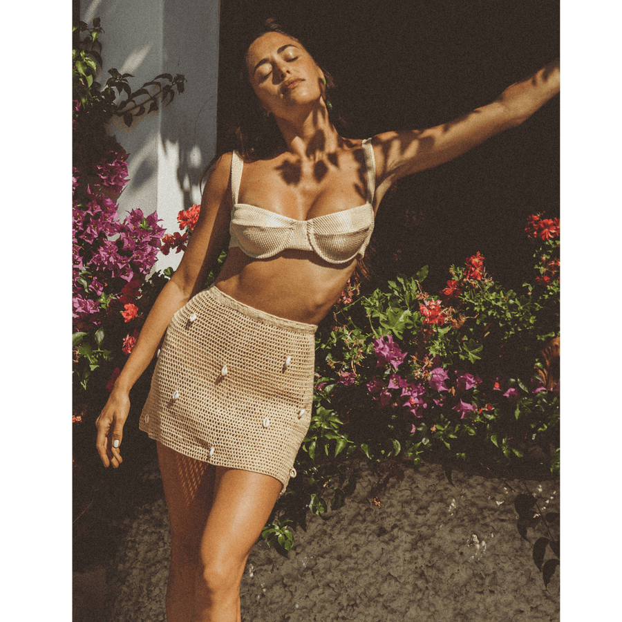 Pre-Order Florence Cream Crochet Skirt - SOAH