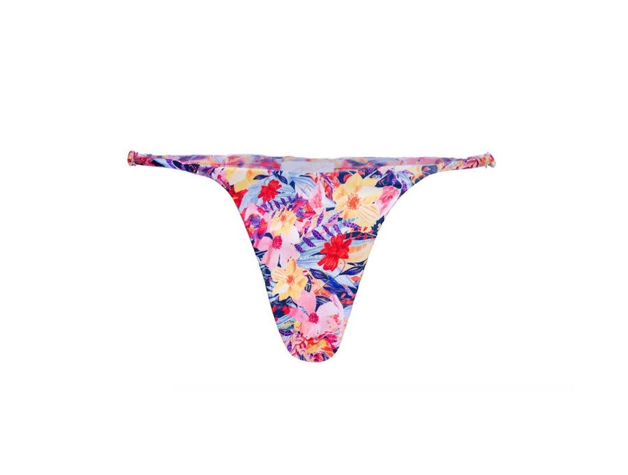 Rachael Yellow Floral Bikini Bottom - SOAH