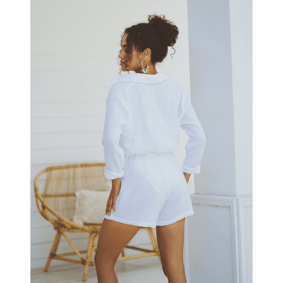 Sun White cotton  Short -soah