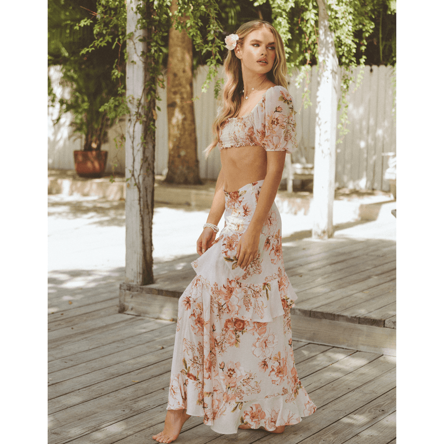 Valerie Maxi Floral Skirt - SOAH