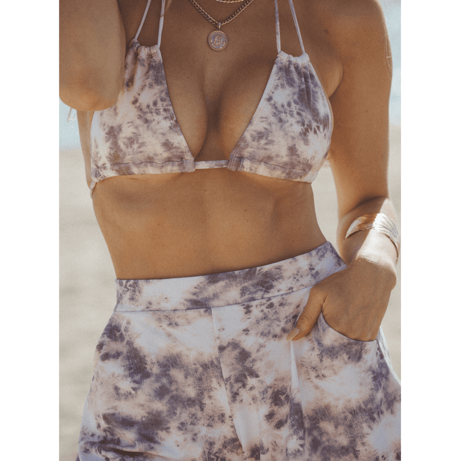 Zkye Blush Tie Dye Bikini Top - SOAH